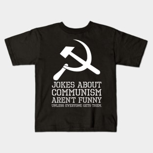 Libertarian Funny Political Anti Communism / Socialism Joke Kids T-Shirt